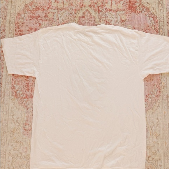 Anvil, Men’s Vintage White T-Shirt with Graphic Print - Picture 6 of 6